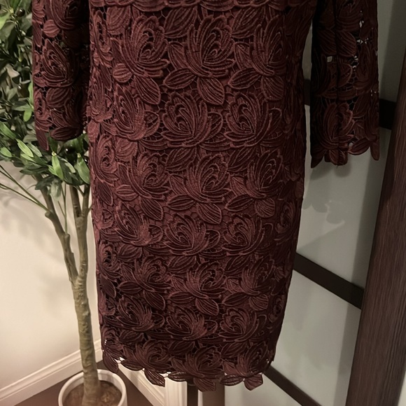 Ann Taylor Burgundy Dress - Picture 3 of 5